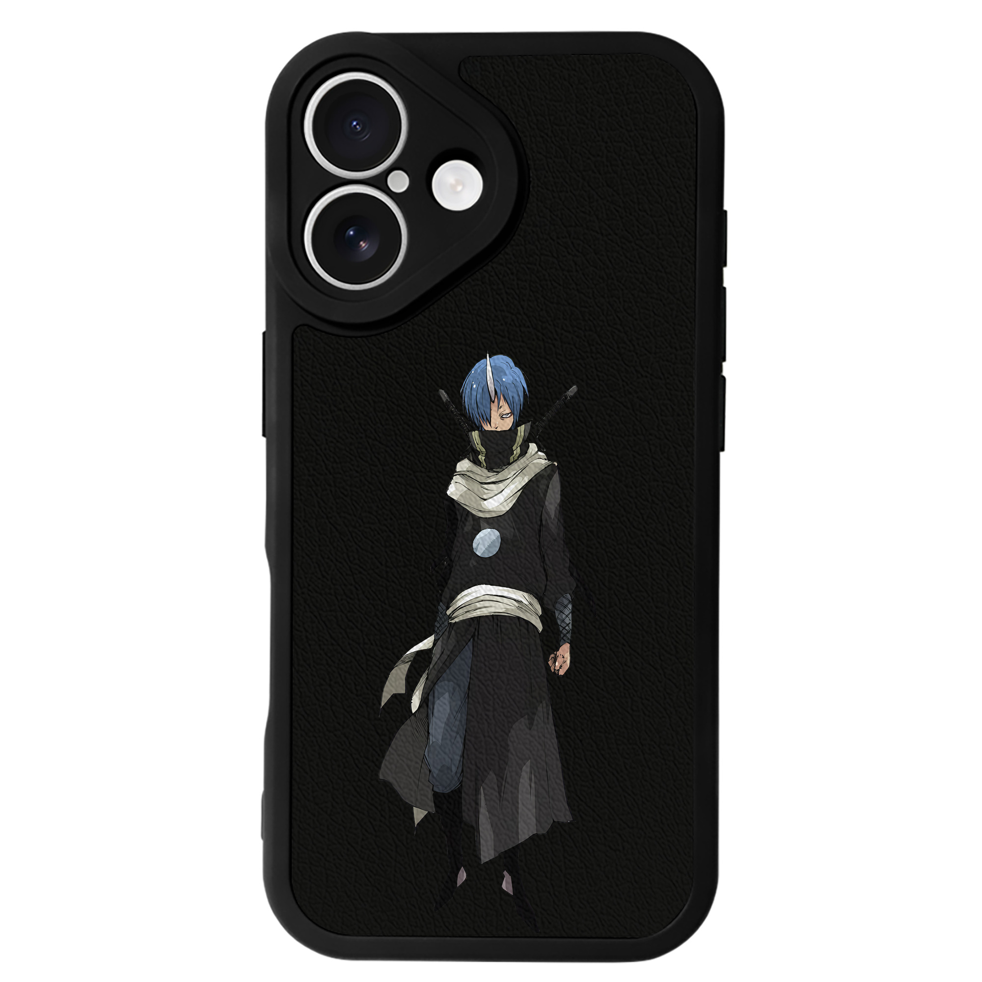 （画像用） 転スラ Regarding Reincarnated to Slime 【iPhone 16シリーズ対応】シリコンスマホケース（レザー調） 材質：シリコン